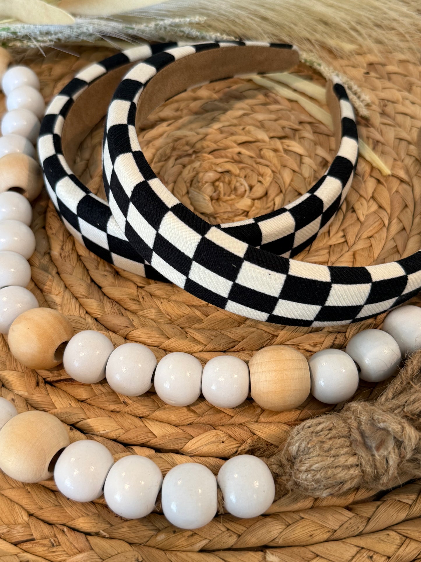 Checkerboard Plaid Headband