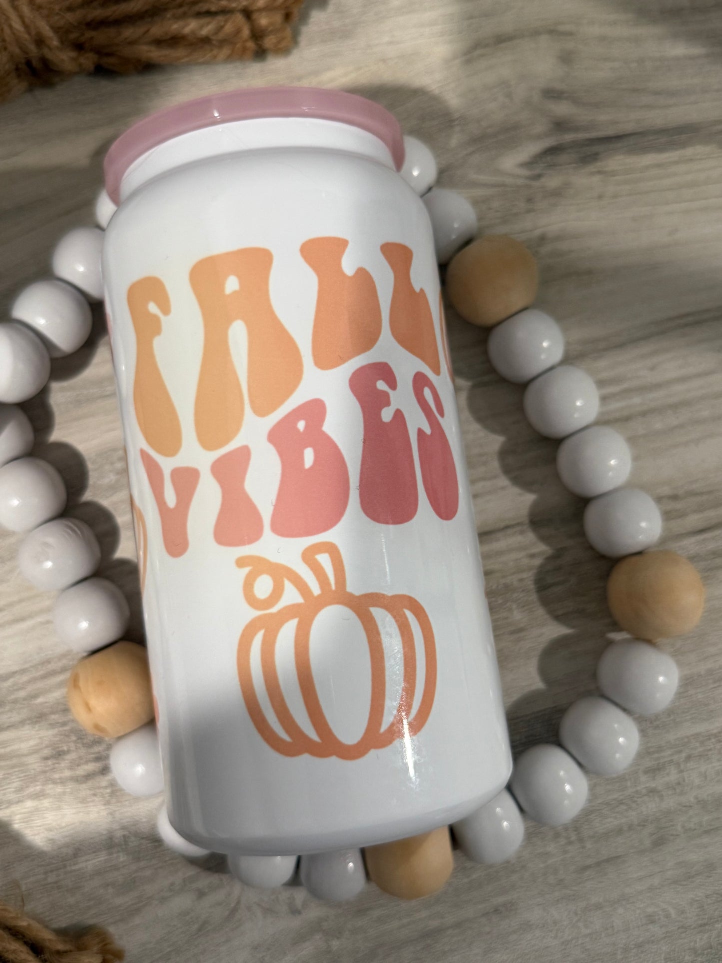 Fall vibes tumbler