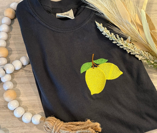 Embroidered lemon Tee