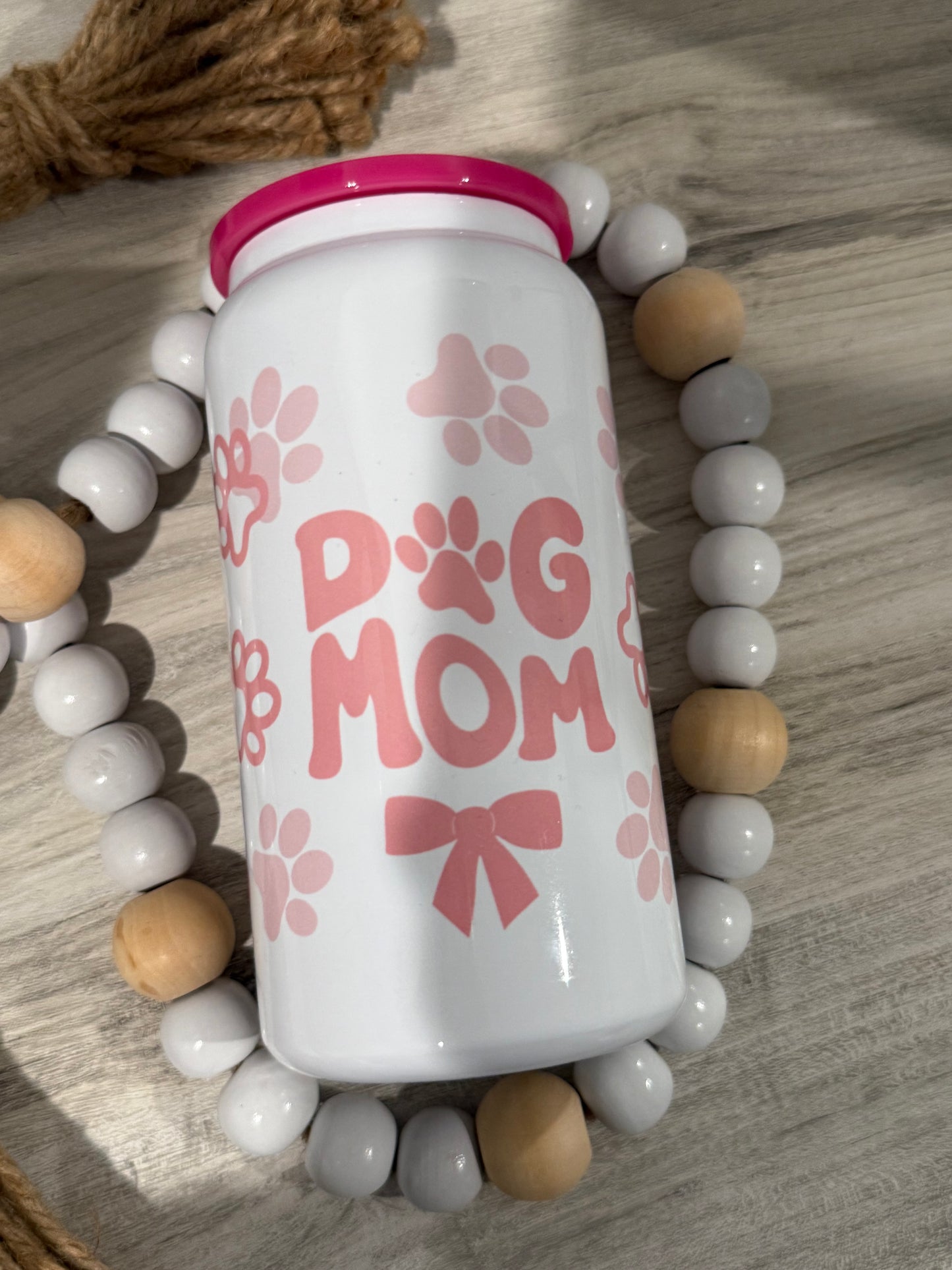 Dog mom tumbler