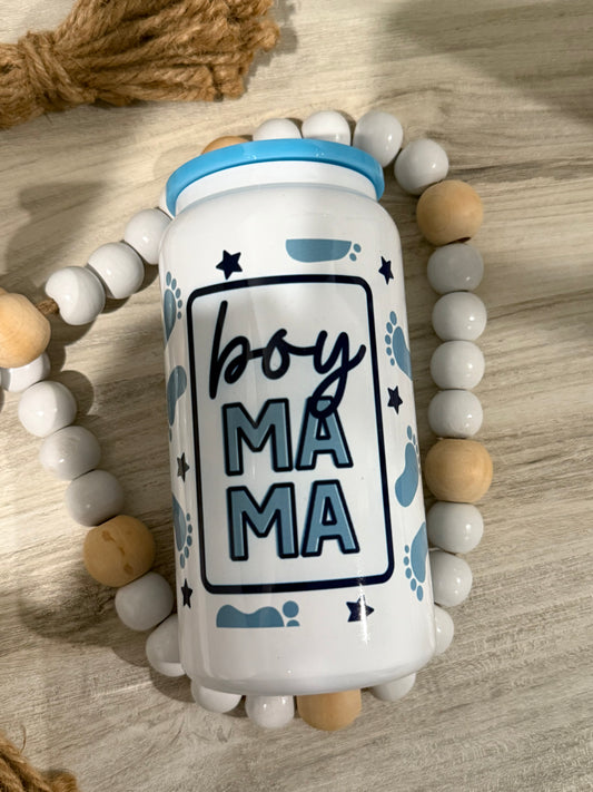 Boy mom tumbler