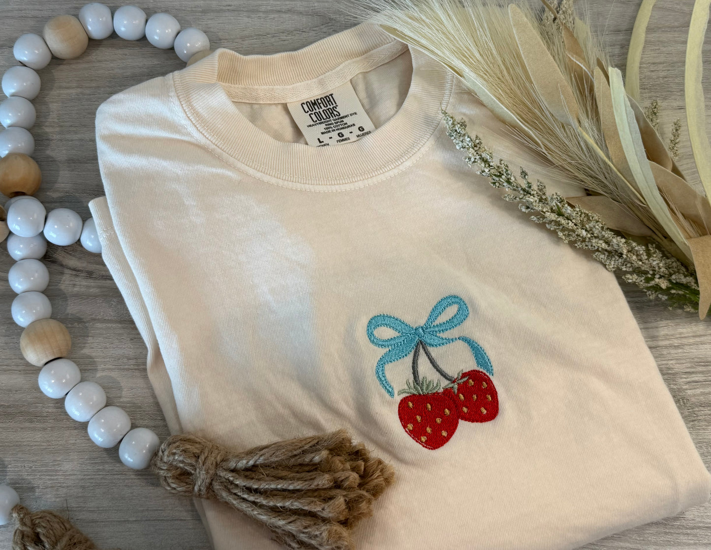 Embroidered Boxy tee