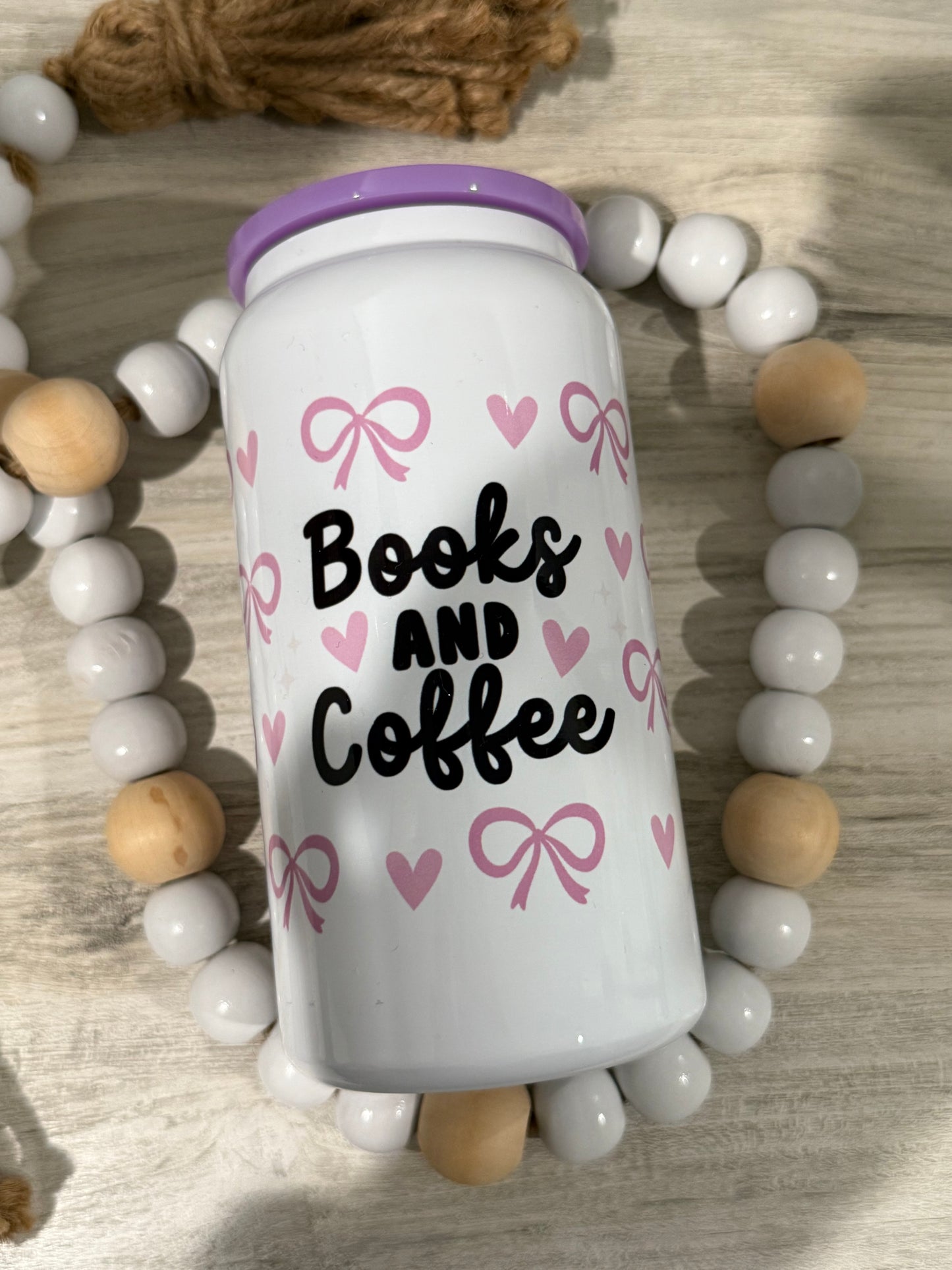 Books&coffee tumbler