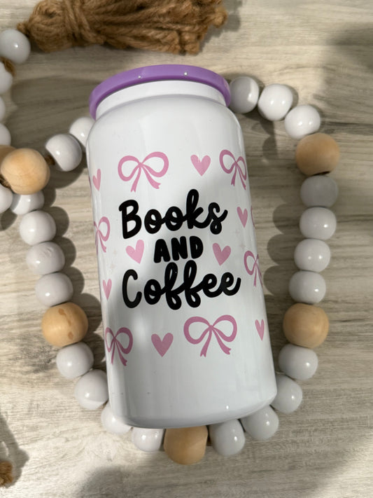 Books&coffee tumbler