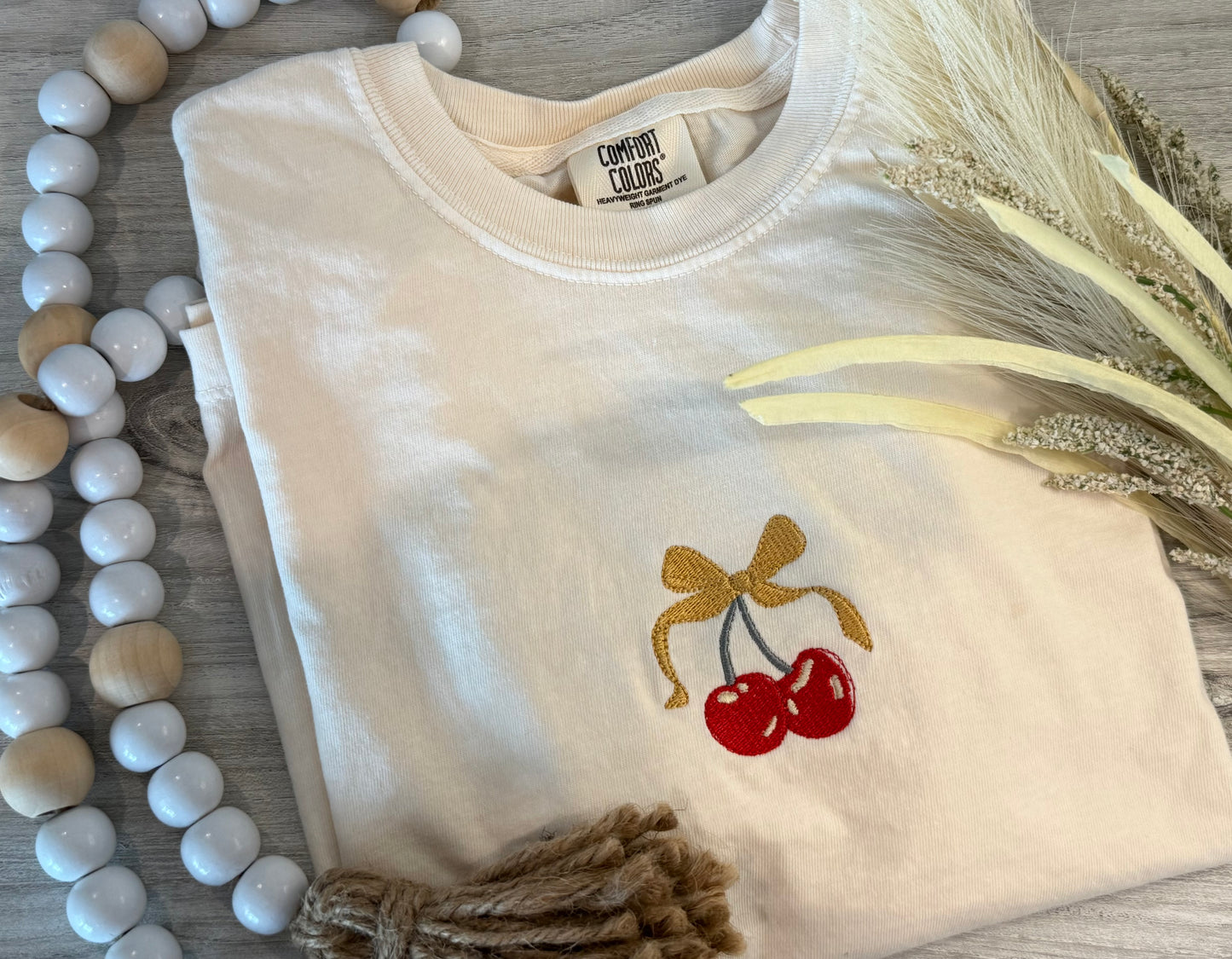 Embroidered Boxy tee