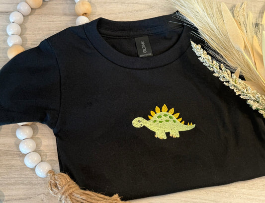Embroidered Dino toddler Tee
