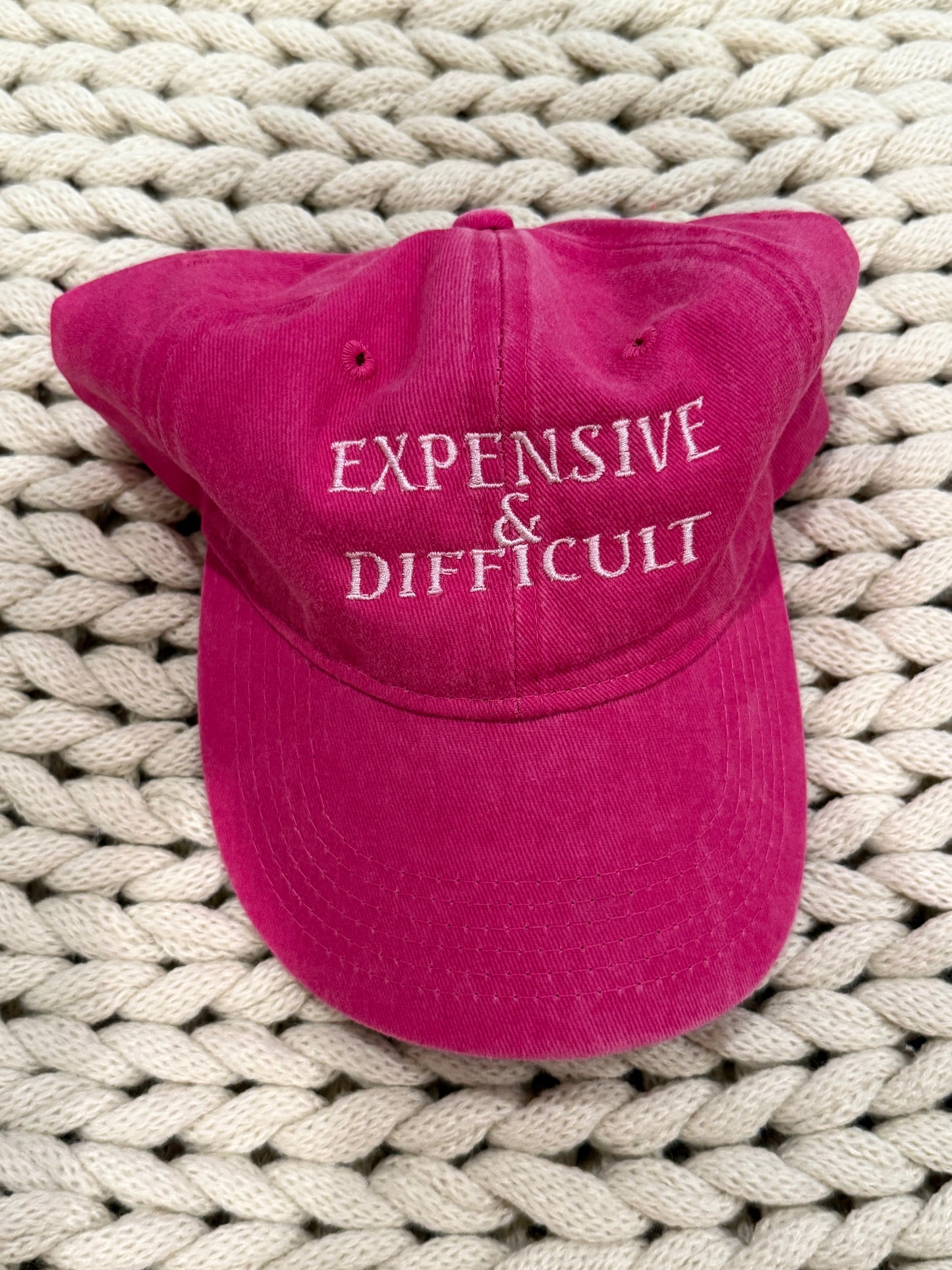 Expensive&difficult cap